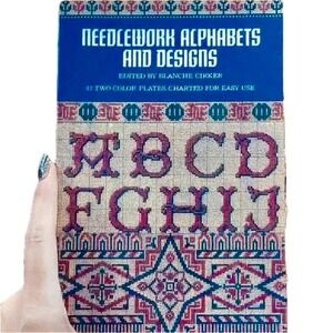 Needlework Alphabets and Designs Blanche Cirker Dover 1975 Embroidery Patterns